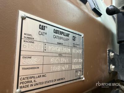 1999 Cat 615C Series II Motor Scraper