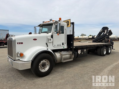 2013 Hiab 166 HIDUO 11680 lb Knuckle Boom on 2013 Peterbilt 367 6x4 Boom Truck