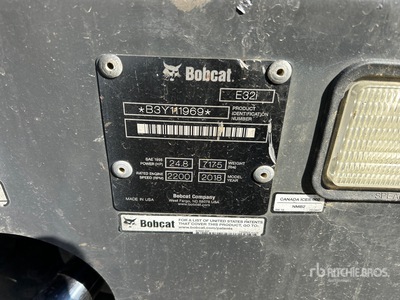 2018 Bobcat E32i Minibagger