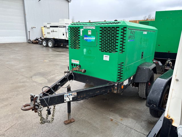 2018 Doosan P425/HP375WCU-T4F Mobile Air Compressor