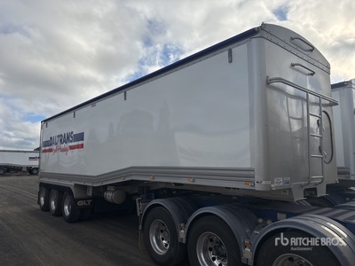 2021 GLT 10 m Tri/A Drop Deck مقطورة للتفريغ الخلفي