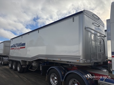 2021 GLT 10 m Tri/A Drop Deck مقطورة للتفريغ الخلفي