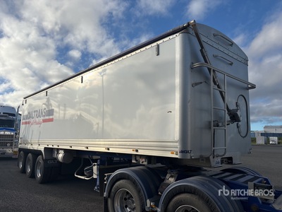 2021 GLT 10 m Tri/A مقطورة للتفريغ الخلفي