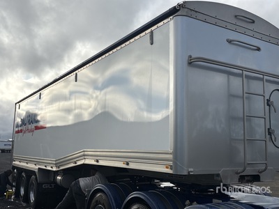 2020 GLT 10 m Tri/A Drop Deck مقطورة للتفريغ الخلفي