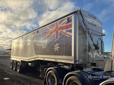 2023 GLT 10 m Tri/A Drop Deck مقطورة للتفريغ الخلفي