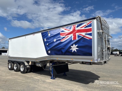 2023 GLT 10 m Tri/A Step Deck End Dump Trailer