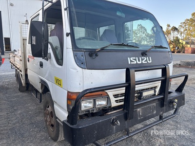 1998 Isuzu NPR 350 Flatbed Truck