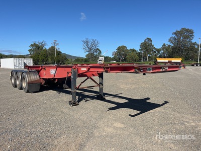 2002 Ophee 6 m Tri/A B-Double Lead Container Trailer