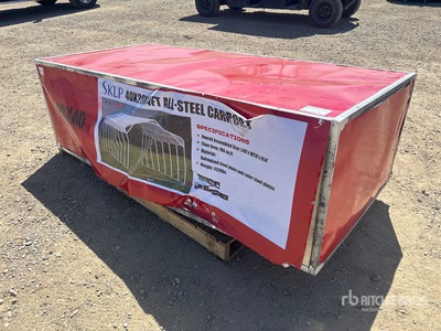 2026 SKLP SK-SC40 20 ft x 40 ft x 14 ft Carport (Unused)