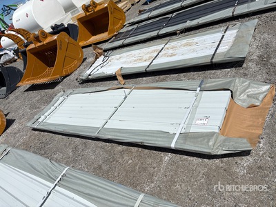 Quantity of (50) 2026 SKLP SK-XH50 3 ft x 10 ft Galvalume Steel Sheets (Unused)