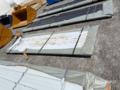 Quantity of (50) 2026 SKLP SK-XH50 3 ft x 10 ft Galvalume Steel Sheets (Unused)