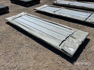 Quantity of (50) 2026 SKLP SKH50 10 ft Galvalume Steel Sheets (Unused)