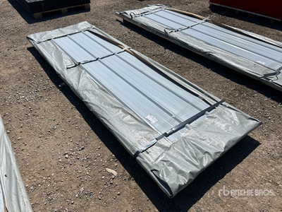 Quantity of (50) 2026 SKLP SKH50 10 ft Galvalume Steel Sheets (Unused)