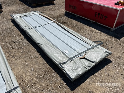 Quantity of (50) 2026 SKLP SKH50 10 ft Galvalume Steel Sheets (Unused)
