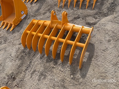 2026 GIYI 44 in Excavator Rake - Fits Cat 305 (Unused)