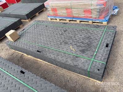 Quantity of (12) 2026 SKLP SK-LJB12 Polyethylene Sheet Ground Protection Mats (Unused)