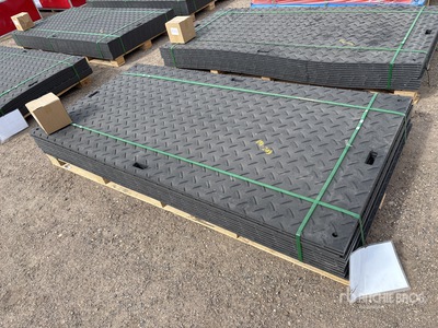 Quantity of (12) 2026 SKLP SK-LJB12 Polyethylene Sheet Ground Protection Mats (Unused)