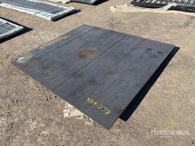 2026 SKLP 6 ft x 6 ft 6 in (1 in Thick) Placas de acero (Unused)