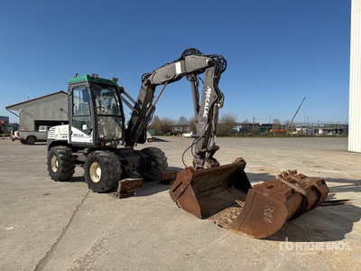 2014 Mecalac 12MTX Pelle Sur Pneus Escavatore gommato