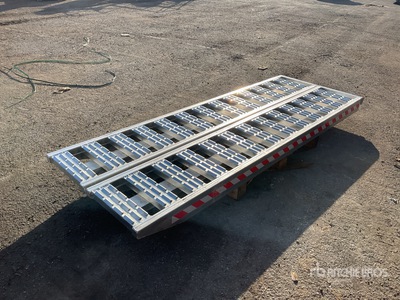 Quantity of (2) 3000mm x 500mm Hooked Trailer Ramps (Unused)