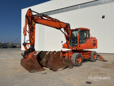 2013 Volvo EW140D Pelle Sur Pneus Wheel Excavator