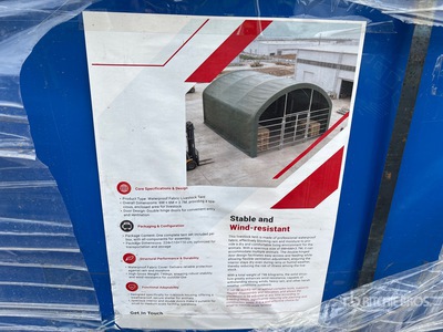 2026 Sunup 202012A 2026 202012A 20 ft x 20 ft x 12ft Livestock Tent (Unused)