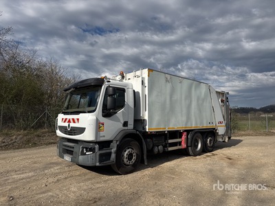 2013 Renault Premium 380DXi 6x2 Rear Loader Camion A Ordures Menageres 6x2 Autocarro per rifiuti