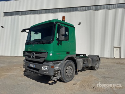 2010 Mercedes-Benz ACTROS 1844 4x2 Tracteur Routier 2-Achs Sattelzugmaschine mit Schlafkabine