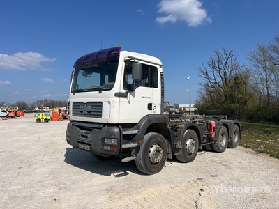 2004 MAN TGA35.363 FFDK 8x4 Camion Ampliroll 4x4 Roll-Off Truck