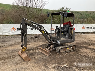 2017 Volvo EC18D を見 Mini Excavator
