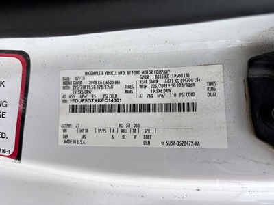 2019 Ford F-550 XL 4x2 Service Truck