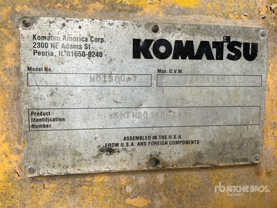 Komatsu HD1500-7 Haul Truck