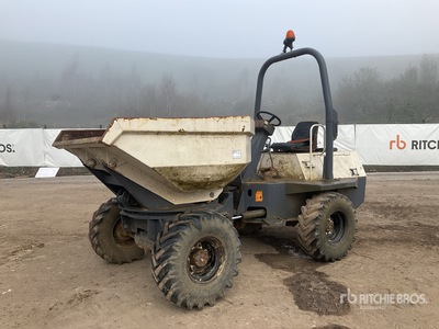 Terex 3T 3 ton 4x4 Swivel Dumper