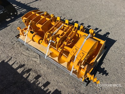 Quantity of (8) 2026 GIYI GYA-8 Mini Excavator Attachments - Fits Cat 301 (Unused)