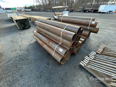 Quantity of (21) 8 in x 7 ft Bollards