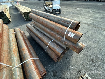 Quantity of (21) 8 in x 7 ft Bollards