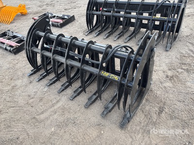 2026 GIYI GY-CLG72 72 in Grapple Skid Steer Root Rake (Unused)