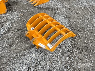 2026 GIYI 32 in Excavator Rake - Fits Cat 305 (Unused)