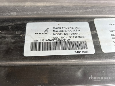 2018 Mack Anthem Cabina per trattore stradale