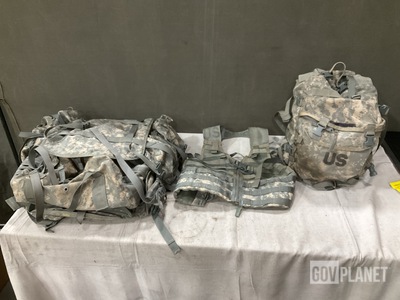 (14) Large Field Pack Sets, (11) Rifleman Sets & Assorted Items
