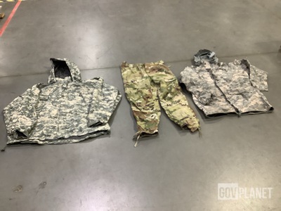 (1) Cold Weather Parka, (6) Wet Weather Jackets & Assorted Items