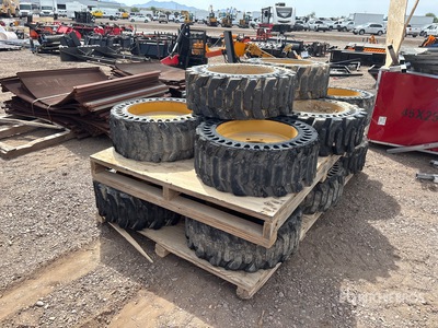 Quantity of (14) Tires - Fits Cat 226 Skid Steer