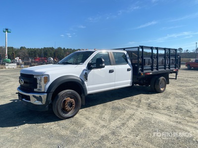 2018 Ford F-550 XL 4x4 Crew Cab Autocarro cassone fisso