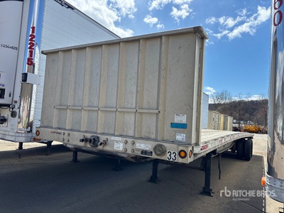 2009 Manac 45 ft T/A Remolque caja abierta (Inoperable)