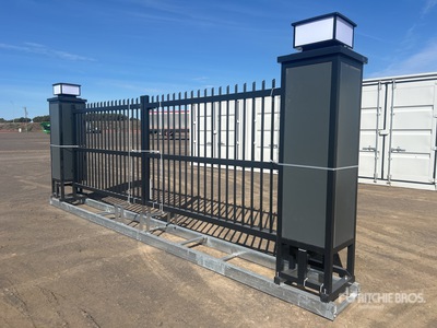 2026 Suihe SG 6 m Wrought Iron Bi-Parting بوابة المدخل (Unused)