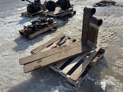 Quantity of (2) Wheel Loader Forks