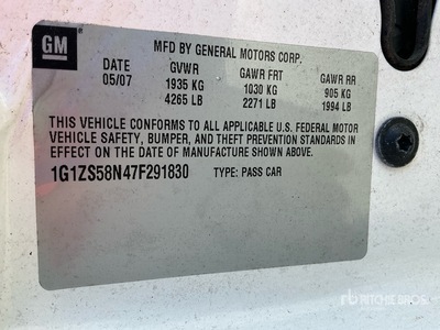 2007 Chevrolet Malibu LS Personenkraftwagen