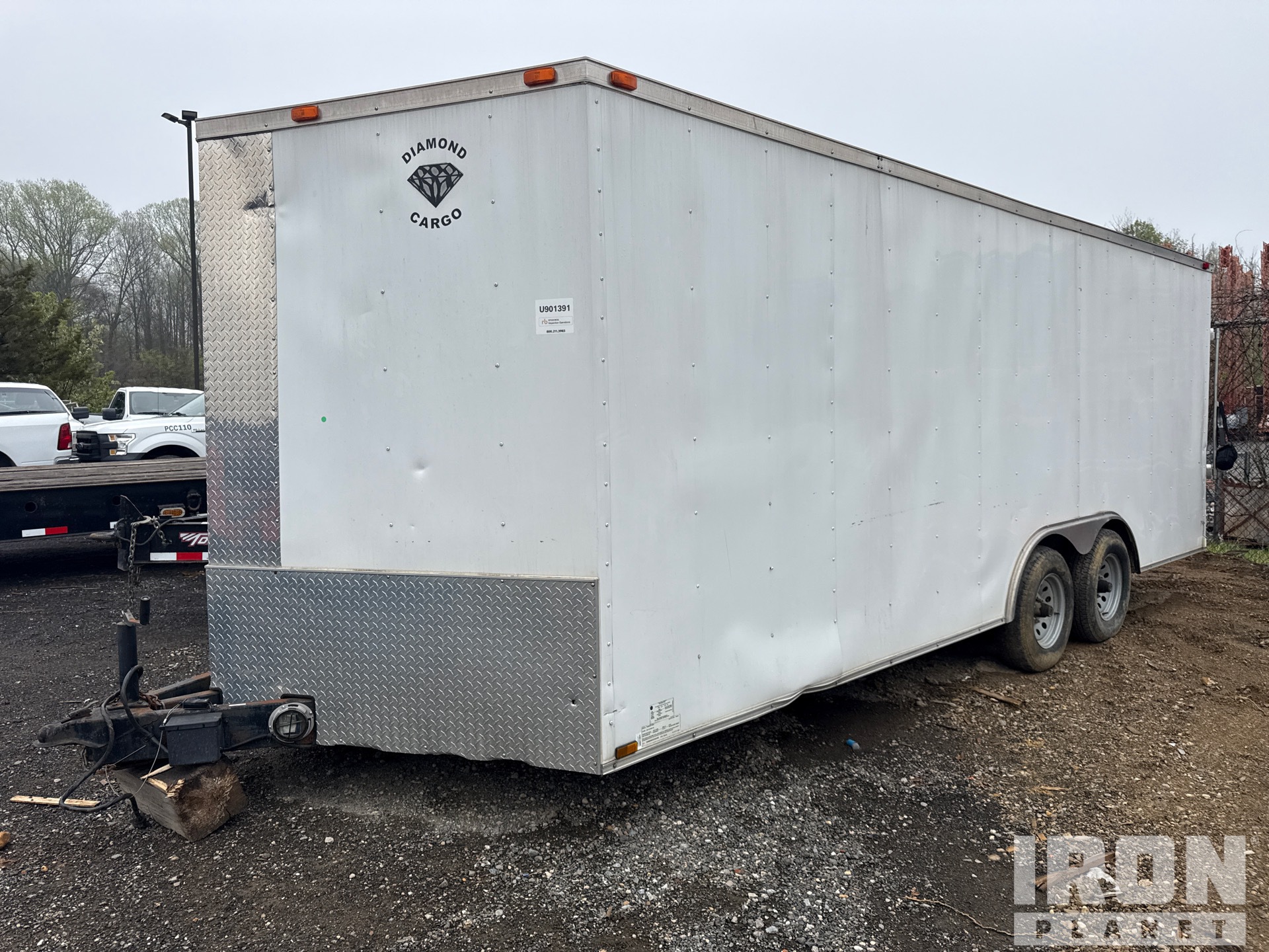 2014 Diamond Cargo 8.5X20 TA T/A Enclosed Trailer in Upper