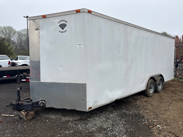 2014 Diamond Cargo 8.5X20 TA T/A Enclosed Trailer