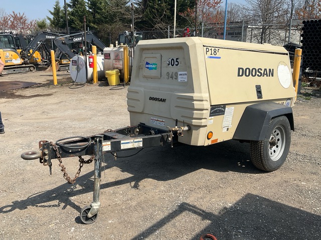 2016 Doosan P185WD0-T4F 185 cfm Mobile Air Compressor 2016 Doosan P185WD0-T4F 185 cfm Mobile Air Compressor
